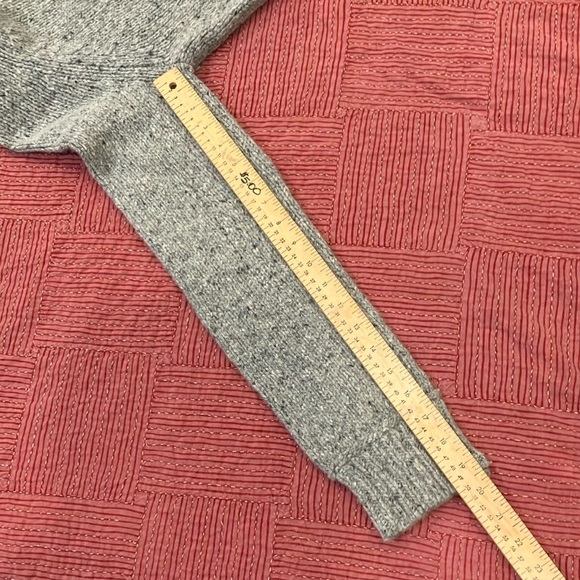 Kenar wool blend heather Gray Crew Neck Sweater - Picture 12 of 15